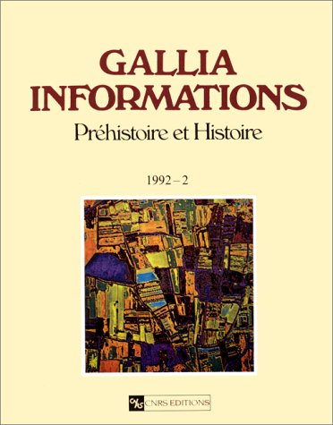 Gallia informations, n° 2 (1992)