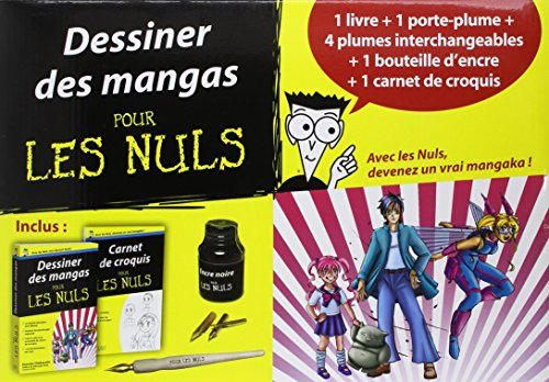 Coffret Dessiner des mangas pour les nuls