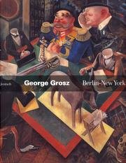 George Grosz, Berlin-New York : exposition, Rome, Académie de France, Villa Médicis, 9 mai-15 juille