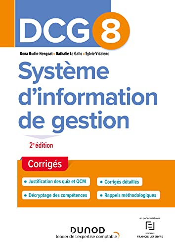 DCG 8, système d'information de gestion : corrigés