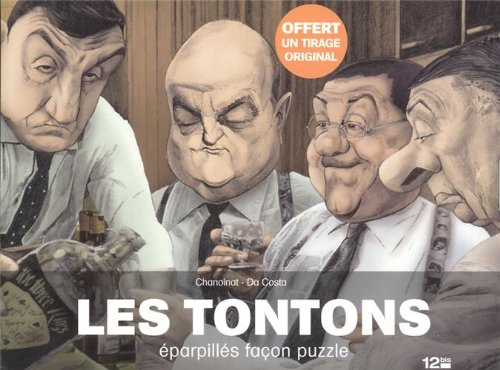 Etui Les tontons éparpillés façon puzzle, Les barbouzes