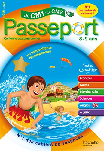 Passeport du CM1 au CM2, 9-10 ans : avec autocollants récompenses