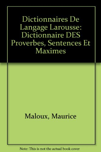 dictionnaires de langage larousse