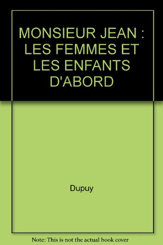 monsieur jean t03 femmes et enfants d'abord