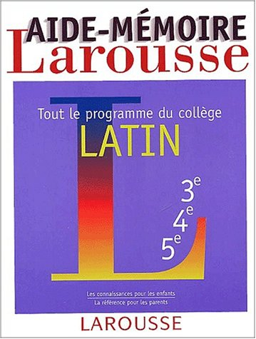 Latin : tout le programme du collège