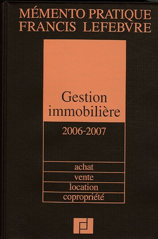 gestion immobilière : achat, vente, location, copropriété