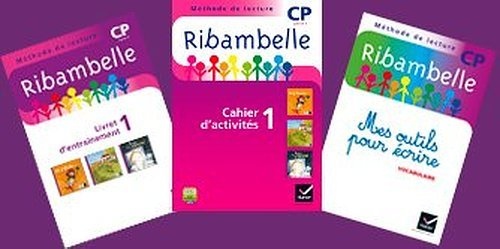 Ribambelle CP Série violette éd. 2014 - Cahier d'activités 1 + Livret d'entrainement et Mes outils
