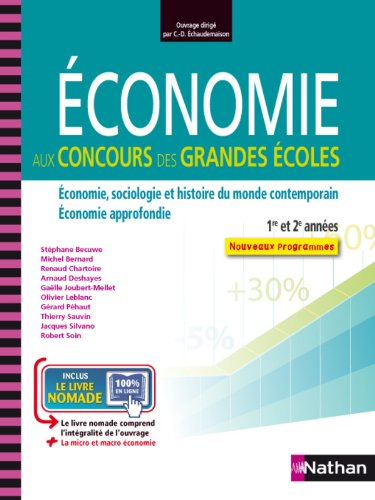 Economie aux concours des grandes écoles, 1re et 2e années : économie, sociologie et histoire du mon