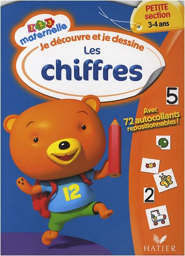 Je découvre et je dessine les chiffres, petite section 3-4 ans