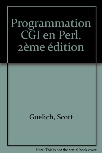 Programmation CGI en Perl