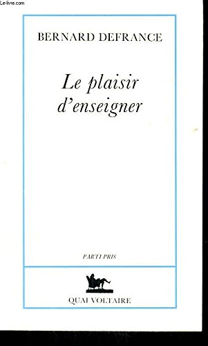 Le Plaisir d'enseigner