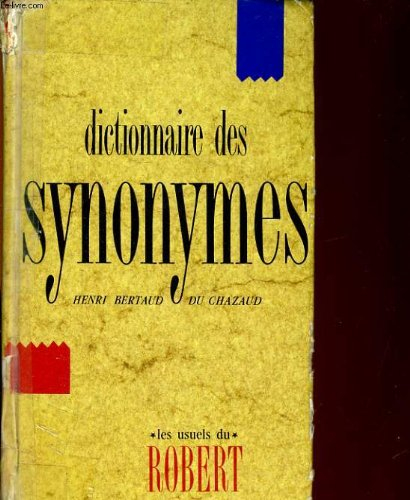 dictionnaire des synonymes
