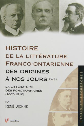 histoire de la litterature franco ontarienne t 02
