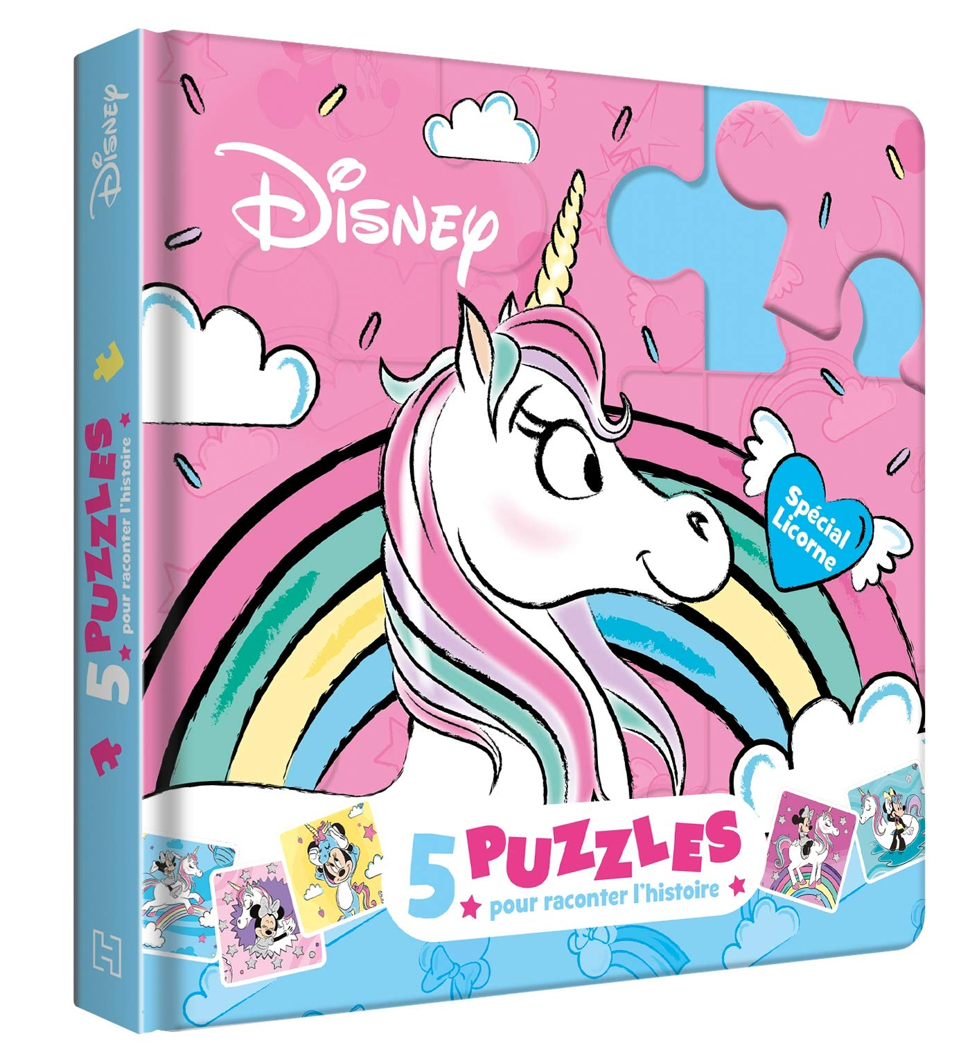 Minnie : spécial licorne : 5 puzzles pour raconter l'histoire