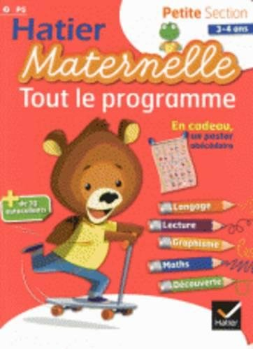 Tout le programme : petite section, 3-4 ans