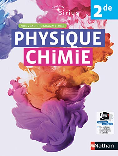 Physique chimie 2de : nouveau programme 2019