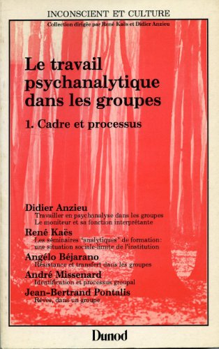 Le Travail psychanalytique dans les groupes. Vol. 1. Cadre et processus