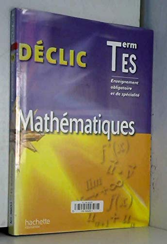 Mathématiques terminale ES, enseignement obligatoire et de spécialité