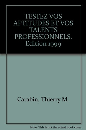 Testez vos aptitudes et talents professionnels