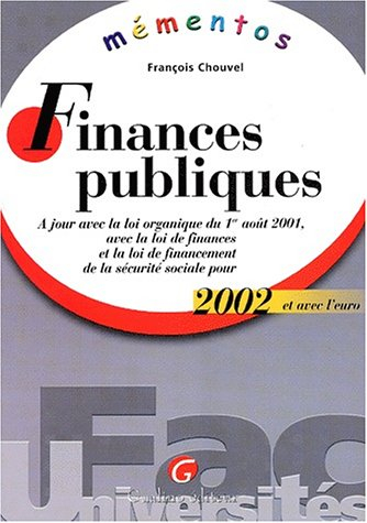 mémento de finances publiques 2002 et en euros-3, éd.