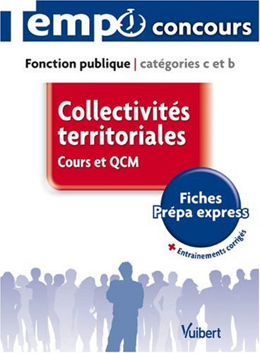 Collectivités territoriales, cours et QCM : fonction publique, catégories C et B