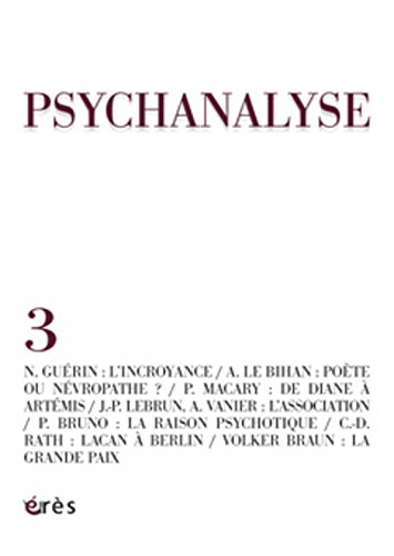 Psychanalyse, n° 3