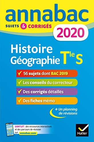 Histoire géographie terminale S : 2020