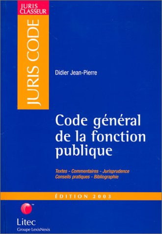 code général de la fonction publique 2003 (ancienne édition)