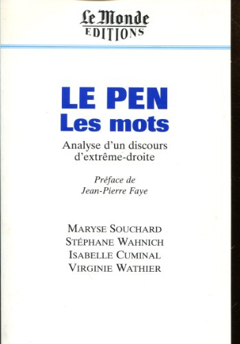 Le Pen, les mots