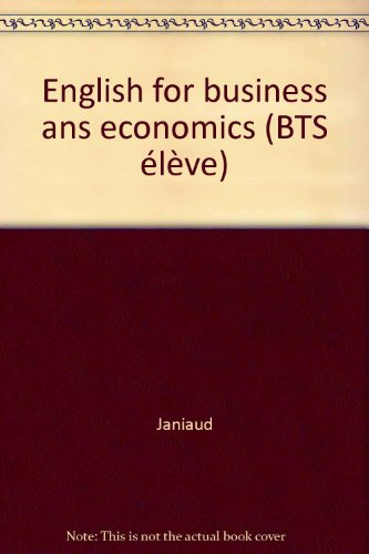 english for business ans economics (bts élève)