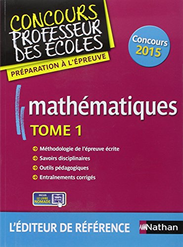 Mathématiques : concours 2015. Vol. 1