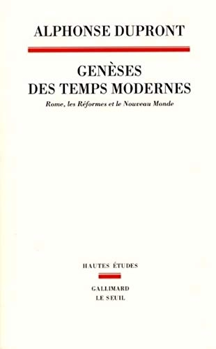 Genèses des temps modernes : Rome, les réformes et le nouveau monde