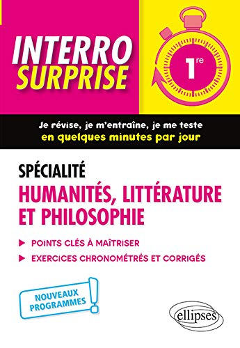 Spécialité humanités, littérature et philosophie, 1re : points clés à maîtriser, exercices chronomét