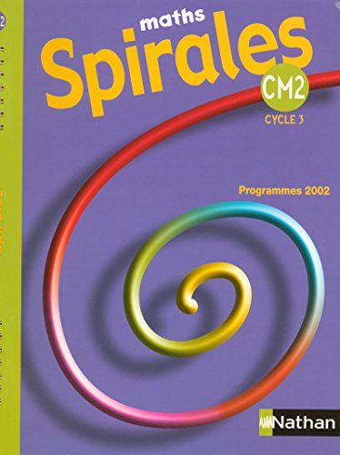 Maths, CM2, cycle 3 : programmes 2002
