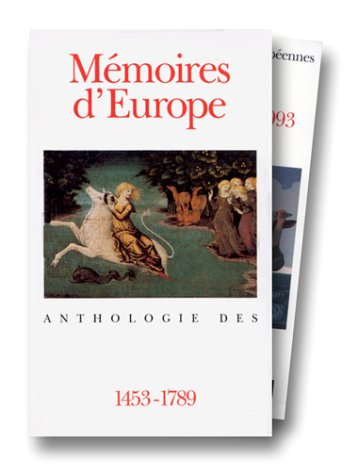 mémoires d'europe coffret 3 volumes