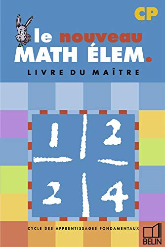 Math élém CP : livre du maître