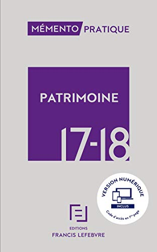 Patrimoine 2017-2018