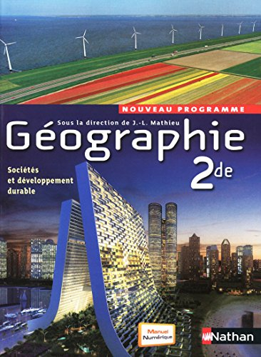 Géographie 2de : livre de l'élève : grand format