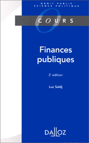 finances publiques. 2ème édition