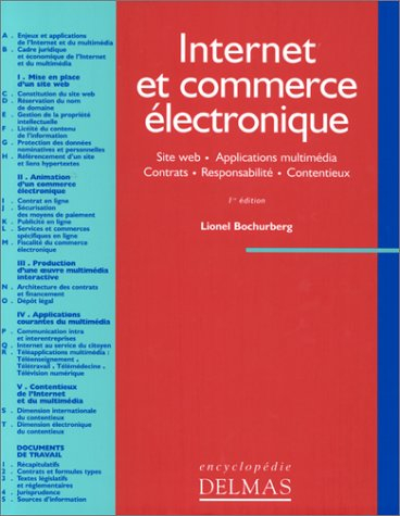 internet et commerce électronique. site web - applications multimédia - contrats - responsabilité - 