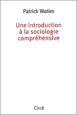 Introduction à la sociologie compréhensive