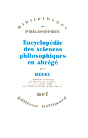 Encyclopédie des sciences philosophiques en abrégé : 1830