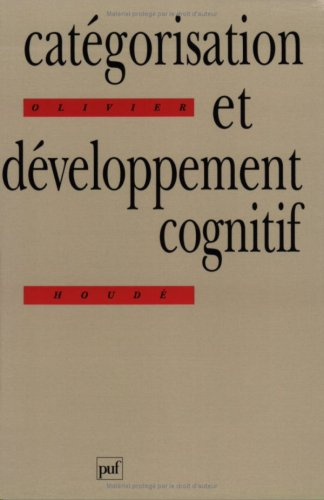 Catégorisation et développement cognitif