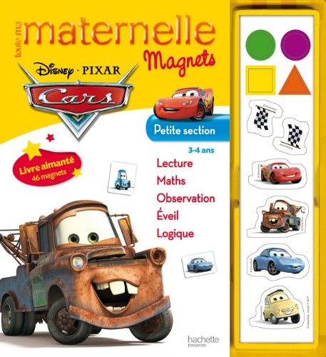 Toute ma maternelle magnets Cars, petite section, 3-4 ans