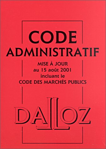 Code administratif : mise à jour novembre 2001