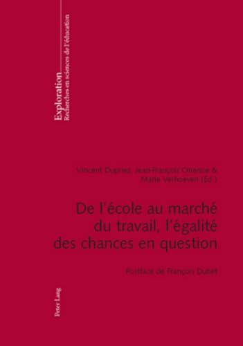 De l'école au marché du travail, l'égalité des chances en question