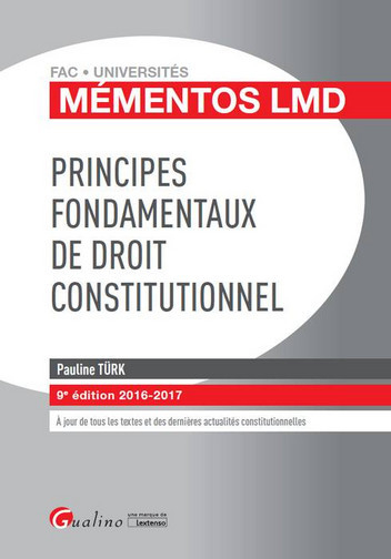 Principes fondamentaux de droit constitutionnel : 2016-2017