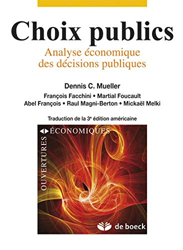 Choix publics : analyse économique des décisions publiques
