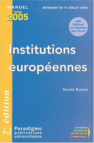 institutions européennes