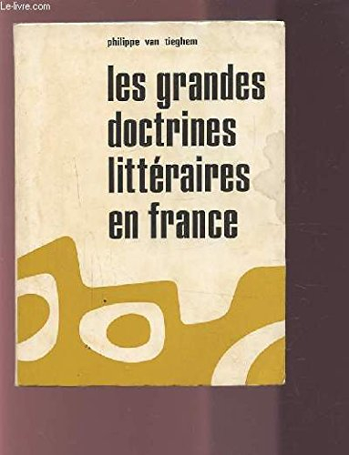 les grandes doctrines littéraires en france